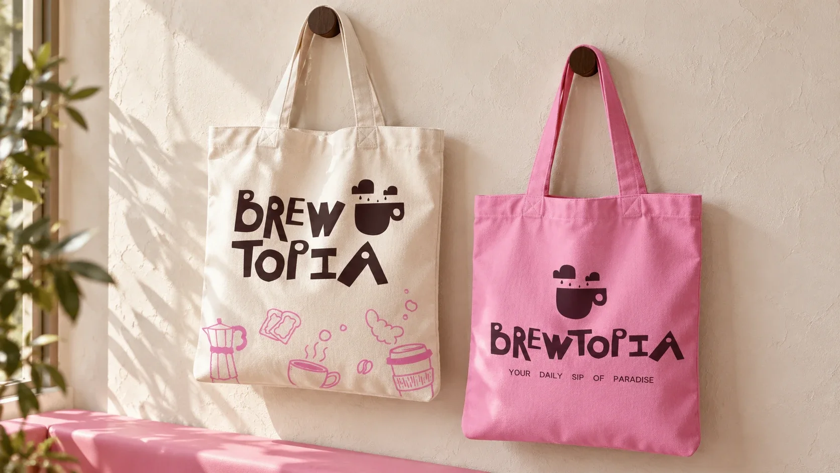 Brewtopia tote bags