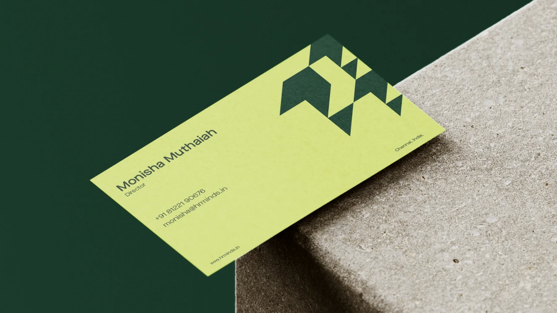 HR Minds business card