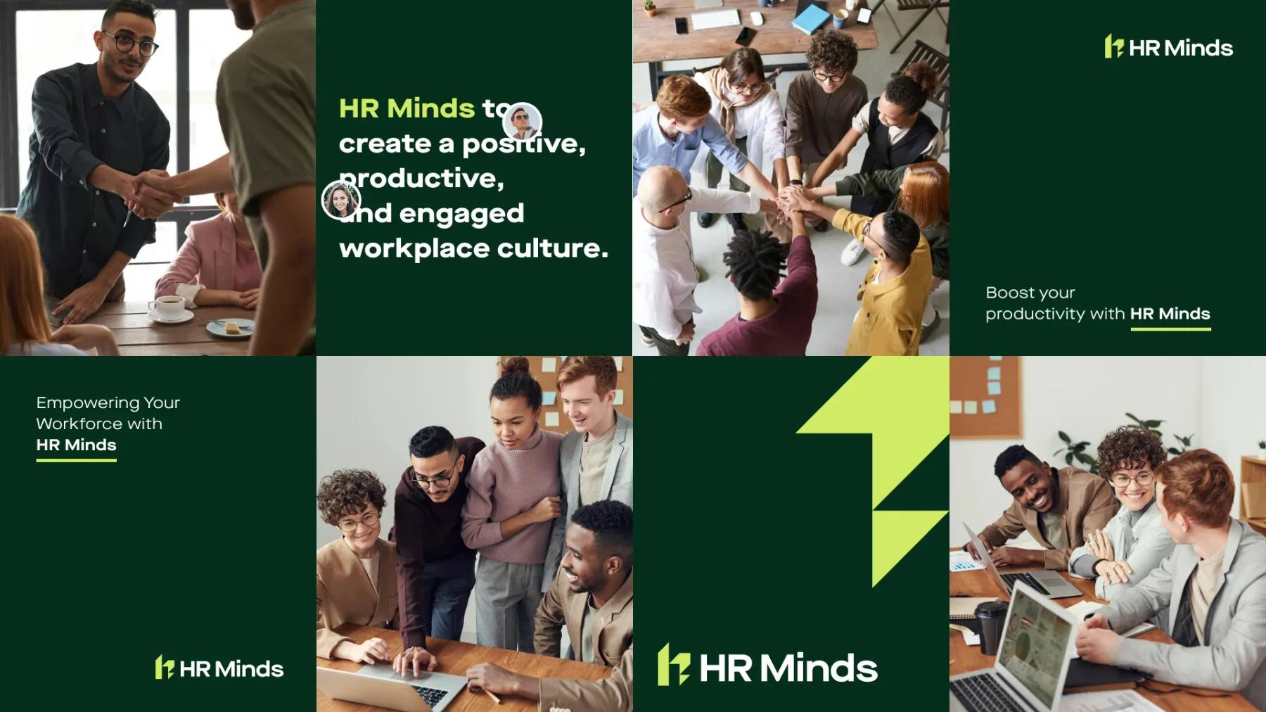 HR Minds social media posts