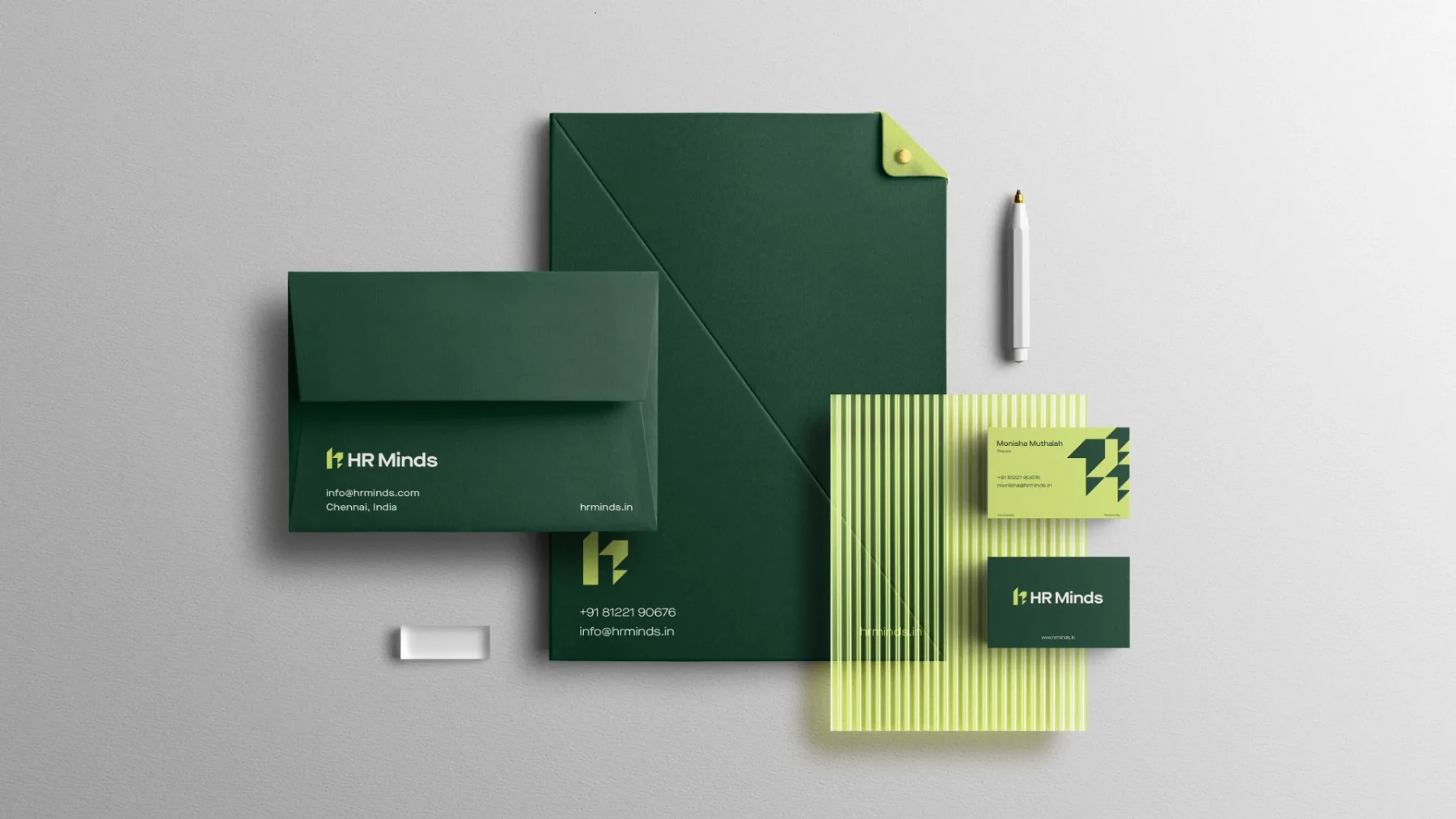 HR Minds stationery set