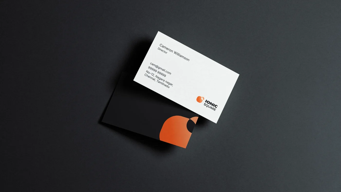Ionic Square business cards