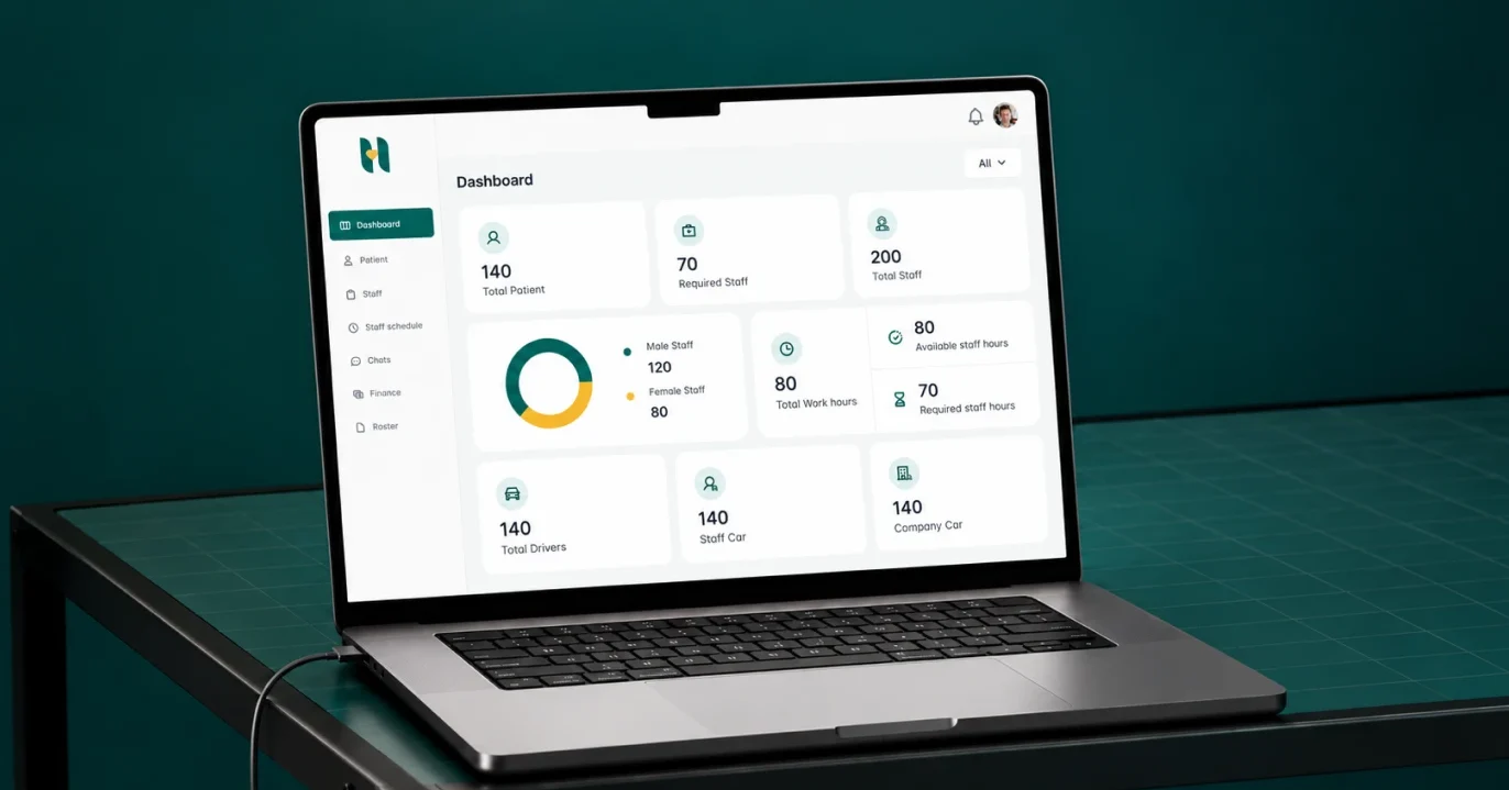 Link Healthcare admin dashboard