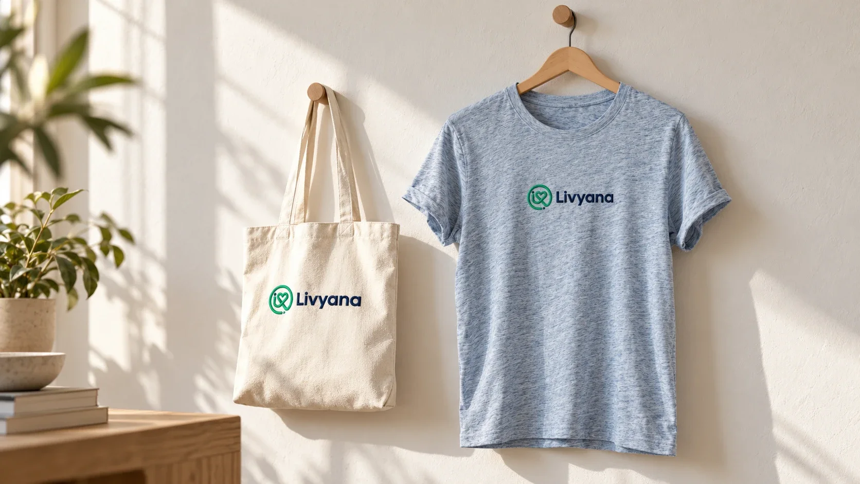 Livyana tote bag and T-shirt