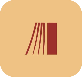 Pleat red on gold