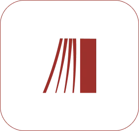 Pleat red on white