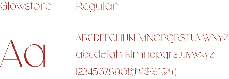 Glowstore Regular specimen